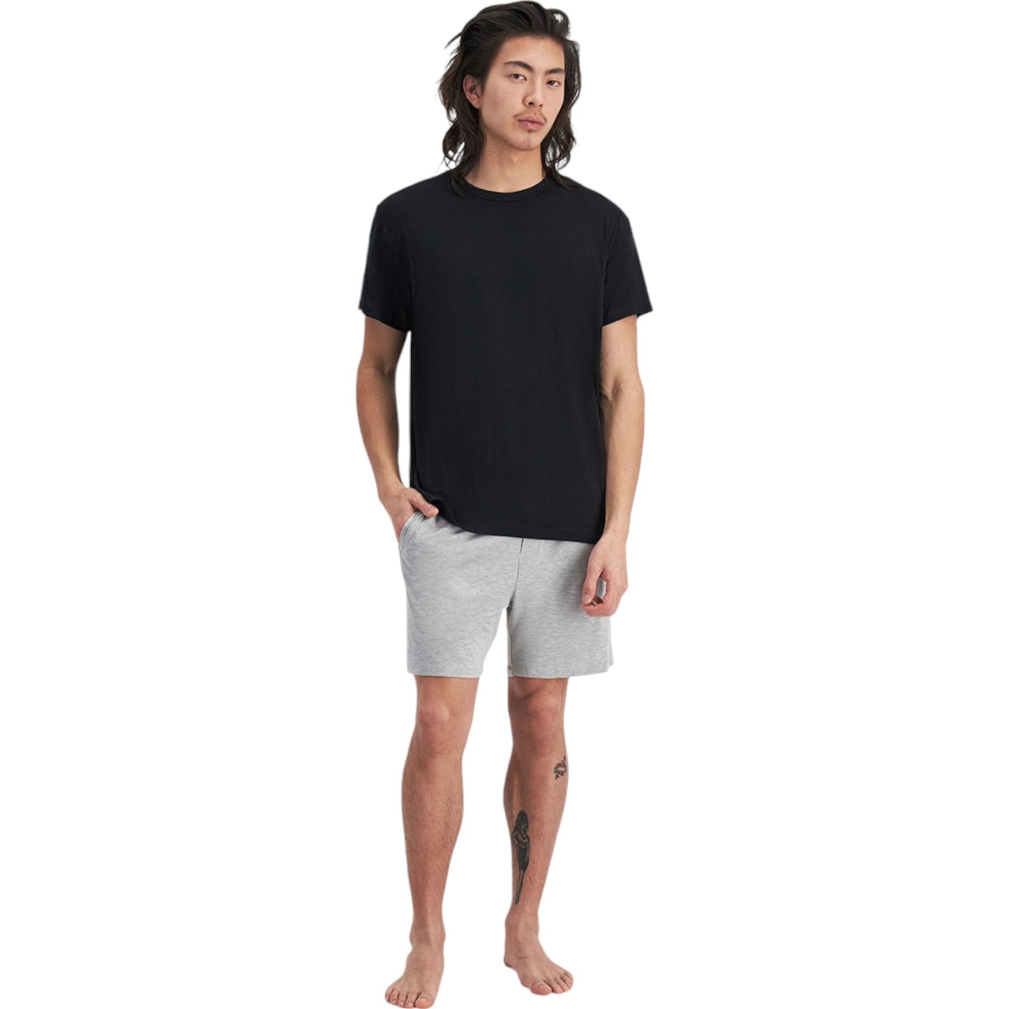 Bonds Mens Sleep Viscose Bamboo Grey Shorts