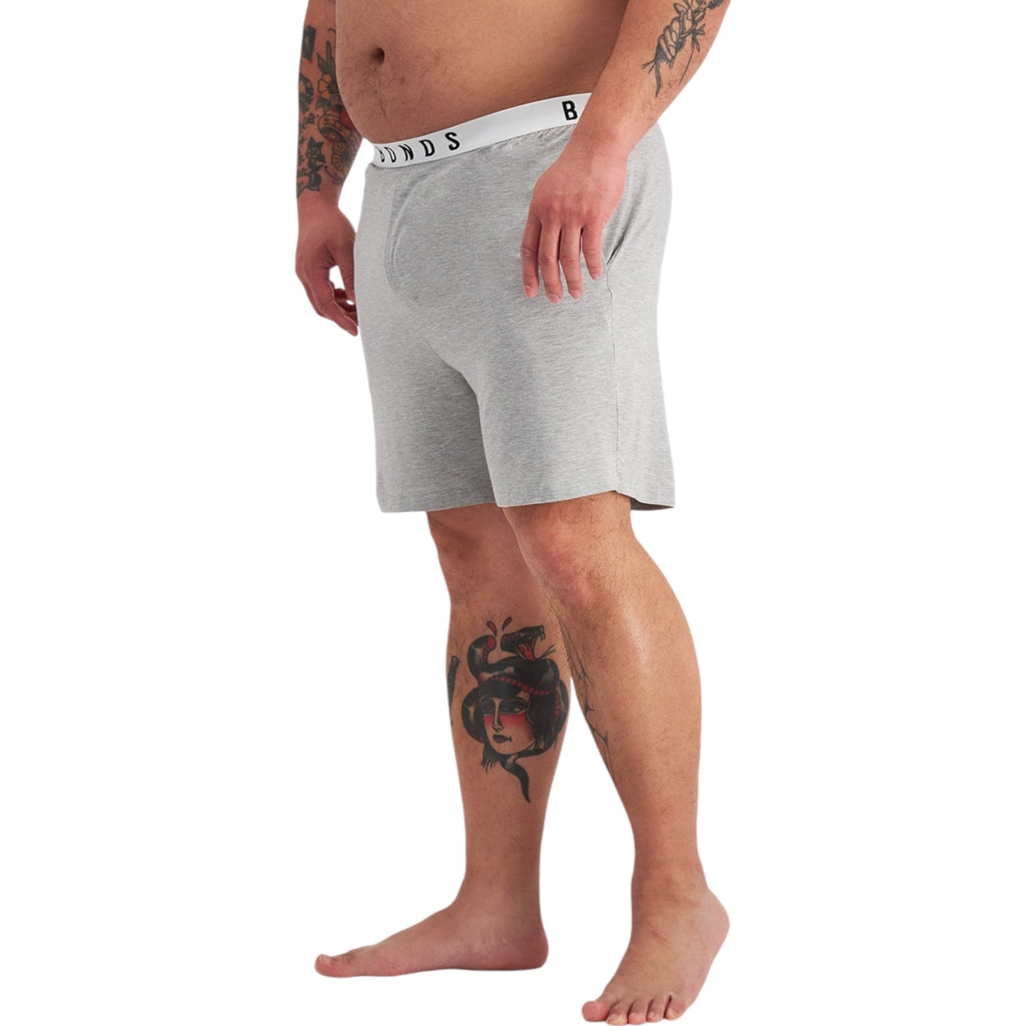 Bonds Mens Sleep Viscose Bamboo Grey Shorts