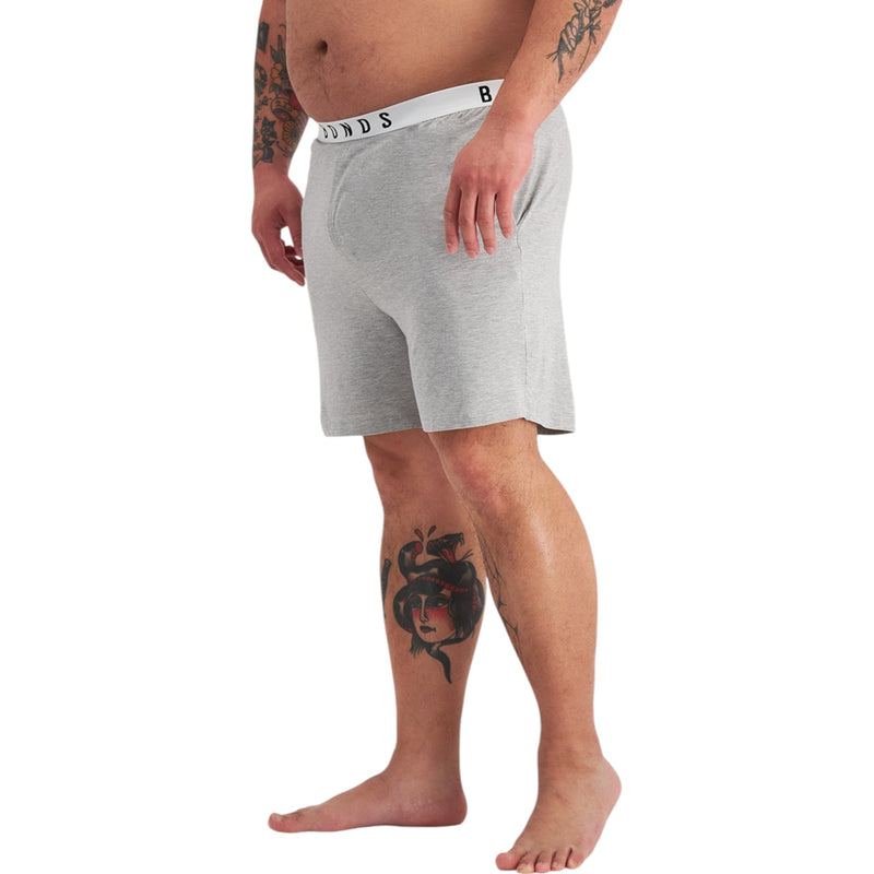 2 x Bonds Mens Sleep Viscose Bamboo Grey Shorts