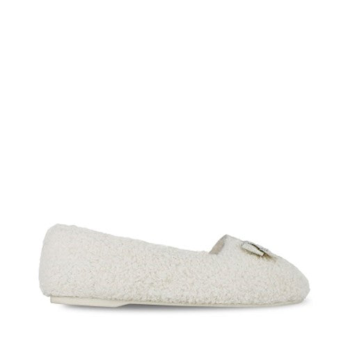 Grosby Womens Snuggly Comfortable Home Slippers Cream