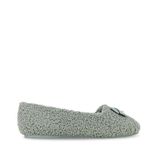 Grosby Womens Snuggly Comfortable Home Slippers Sage