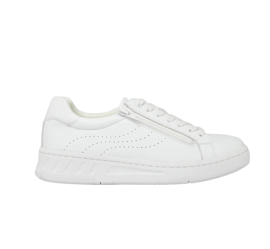 Womens Hush Puppies Spin Shoes White/White