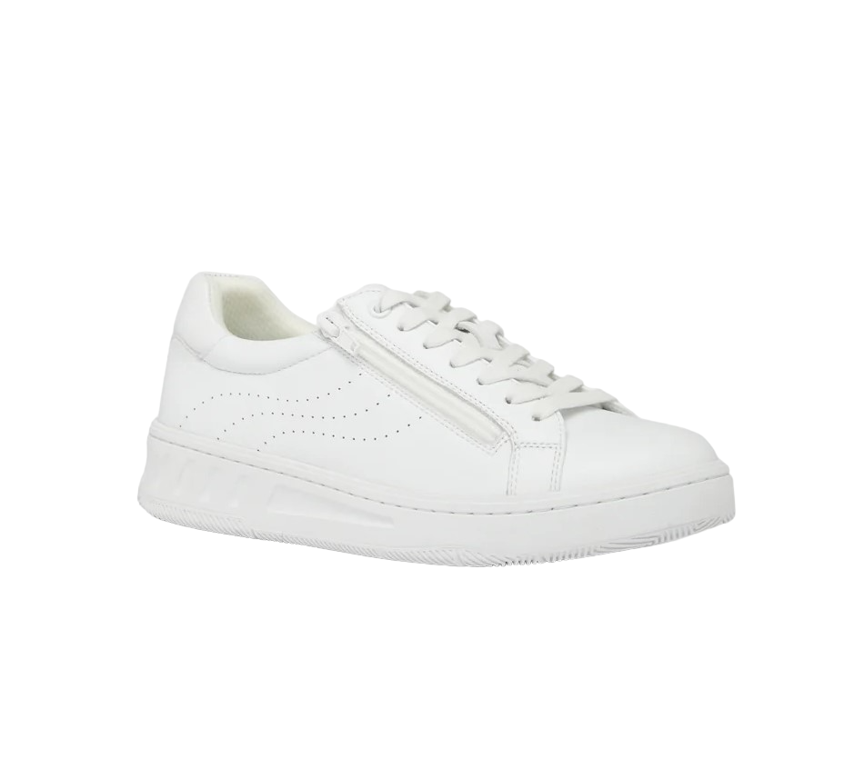 Womens Hush Puppies Spin Shoes White/White