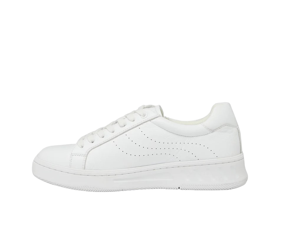 Womens Hush Puppies Spin Shoes White/White