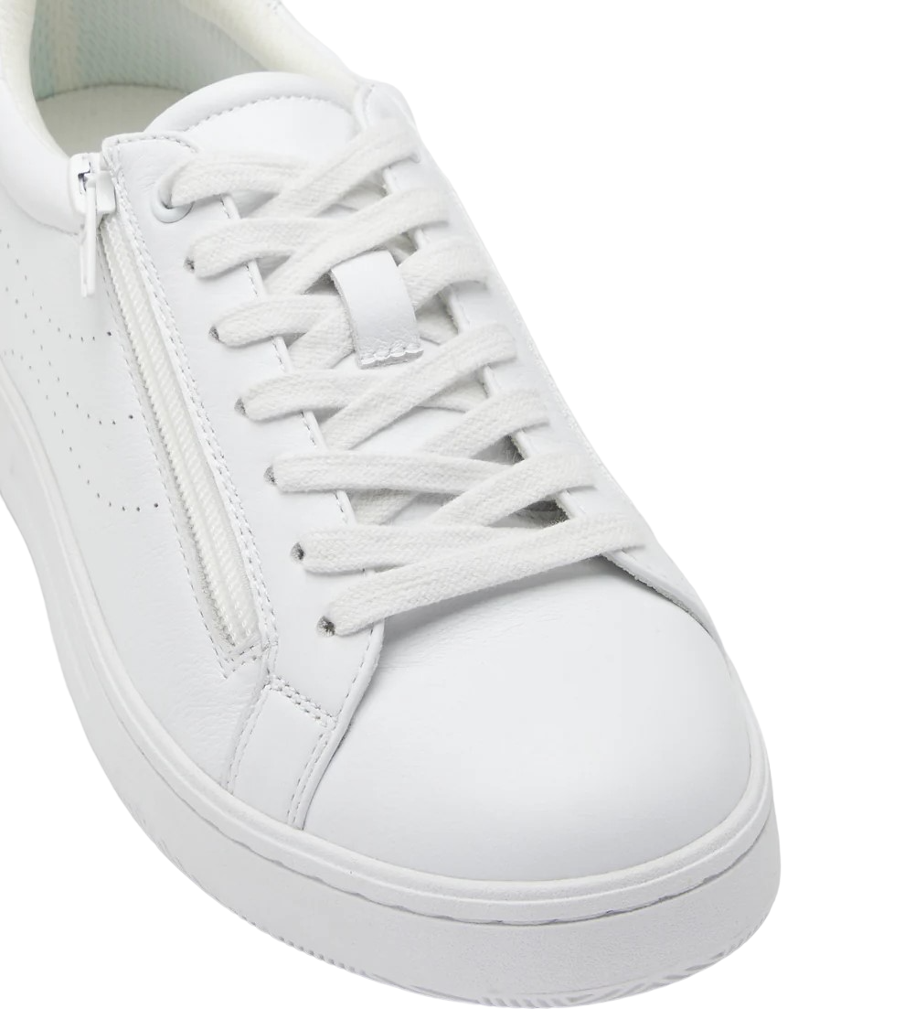 Womens Hush Puppies Spin Shoes White/White