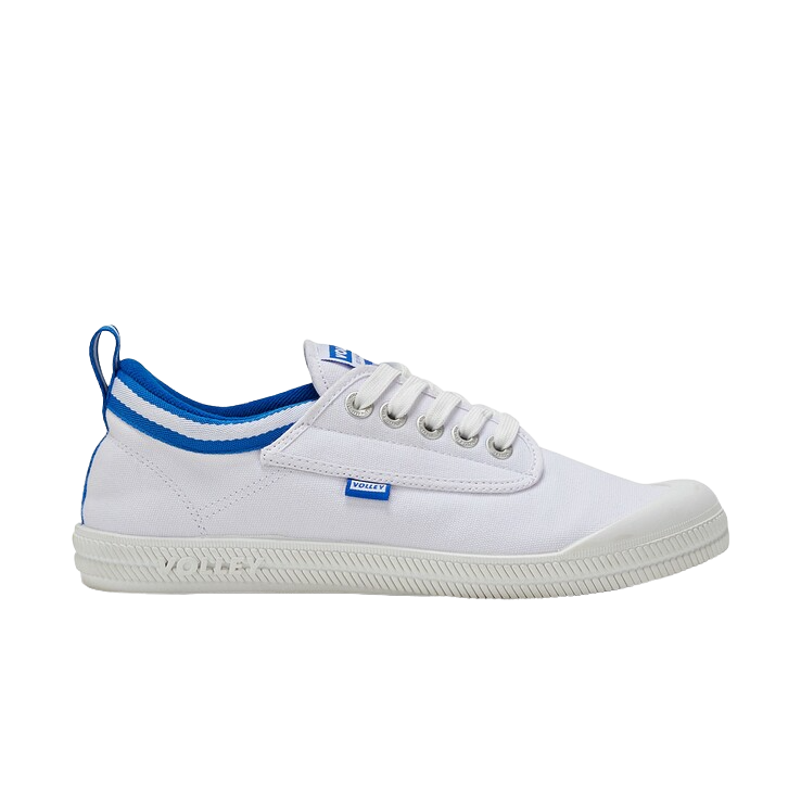 Dunlop Volleys International Volley Low Canvas Casual Mens Shoes - White/Blue
