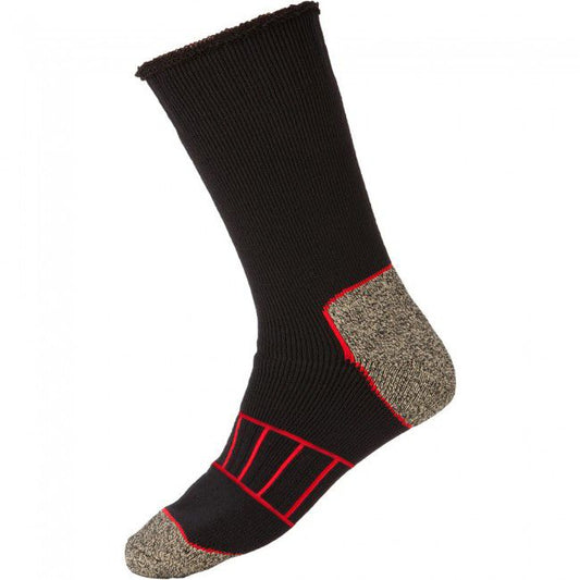 Mens Bonds Copper Crew Socks Black / Grey Marle