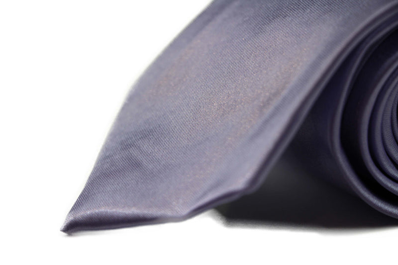 Mens Lavender 8cm Plain Neck Tie