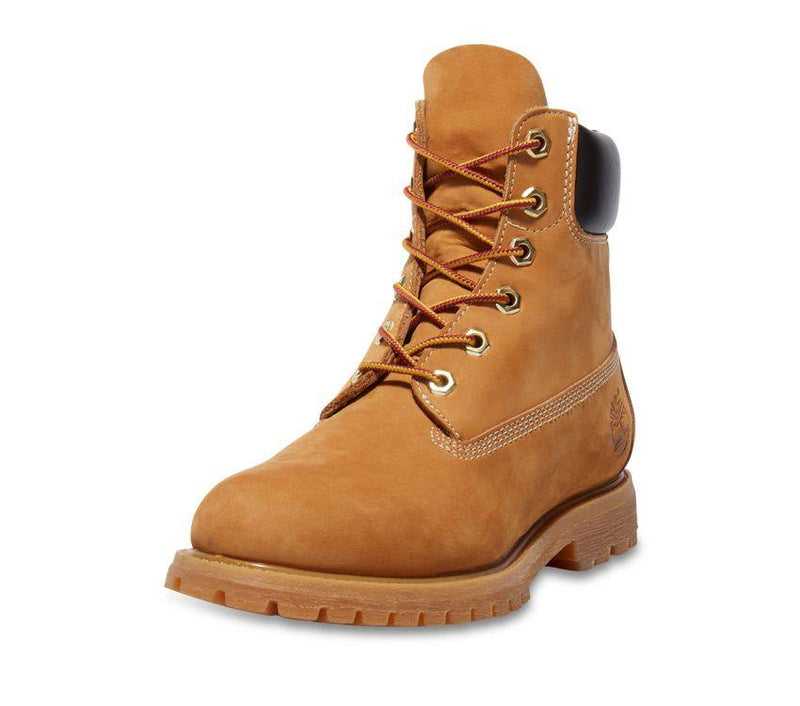 Timberland Womens 6-Inch Premium Wheat Nubuck Waterproof Boots