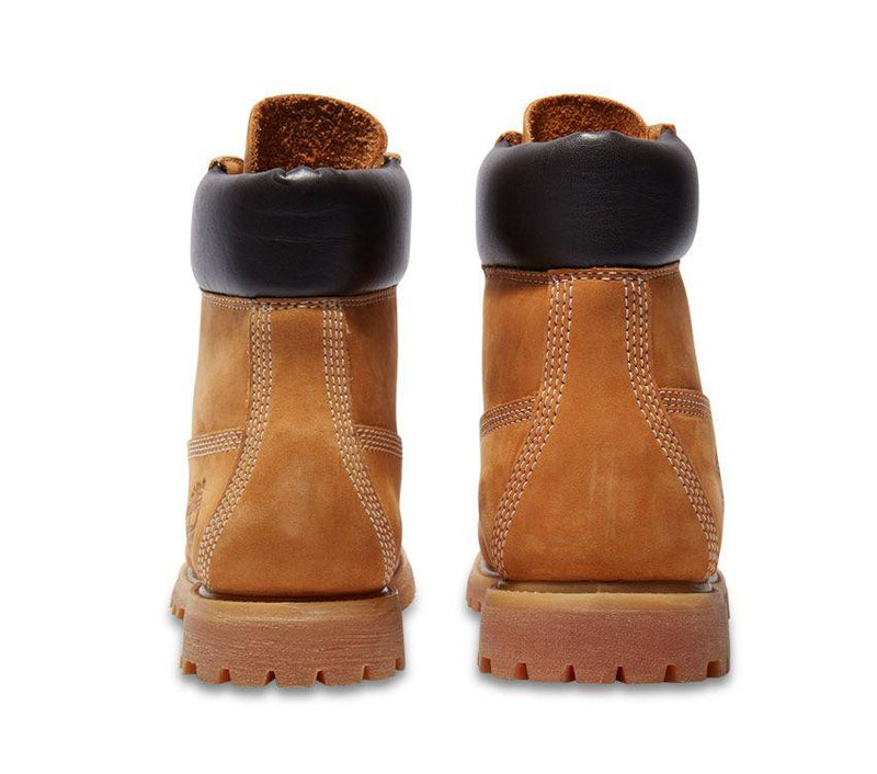 Timberland Womens 6-Inch Premium Wide Wheat Nubuck Waterproof Boots