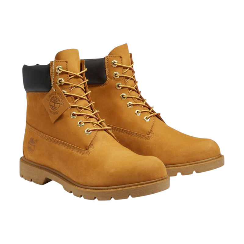 Timberland Mens 6-Inch Wheat Nubuck Classic Waterproof Boots