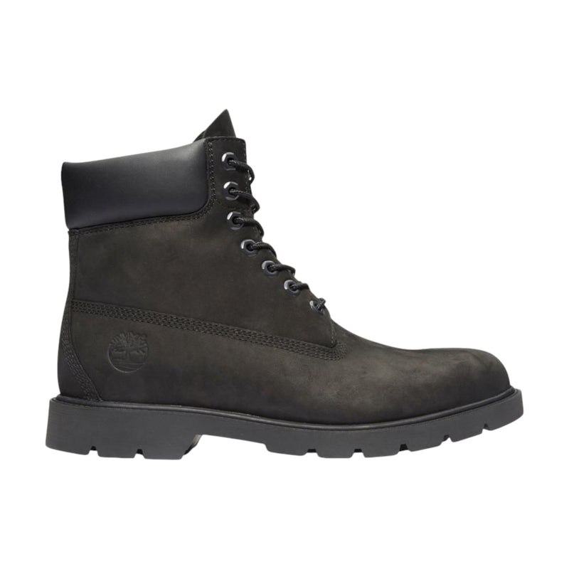 Timberland Mens 6-Inch Black Nubuck Classic Waterproof Boots