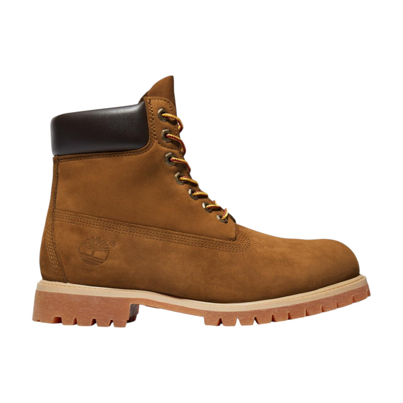 Mens Timberland 6-Inch Premium Boots Dark Wheat Nubuck