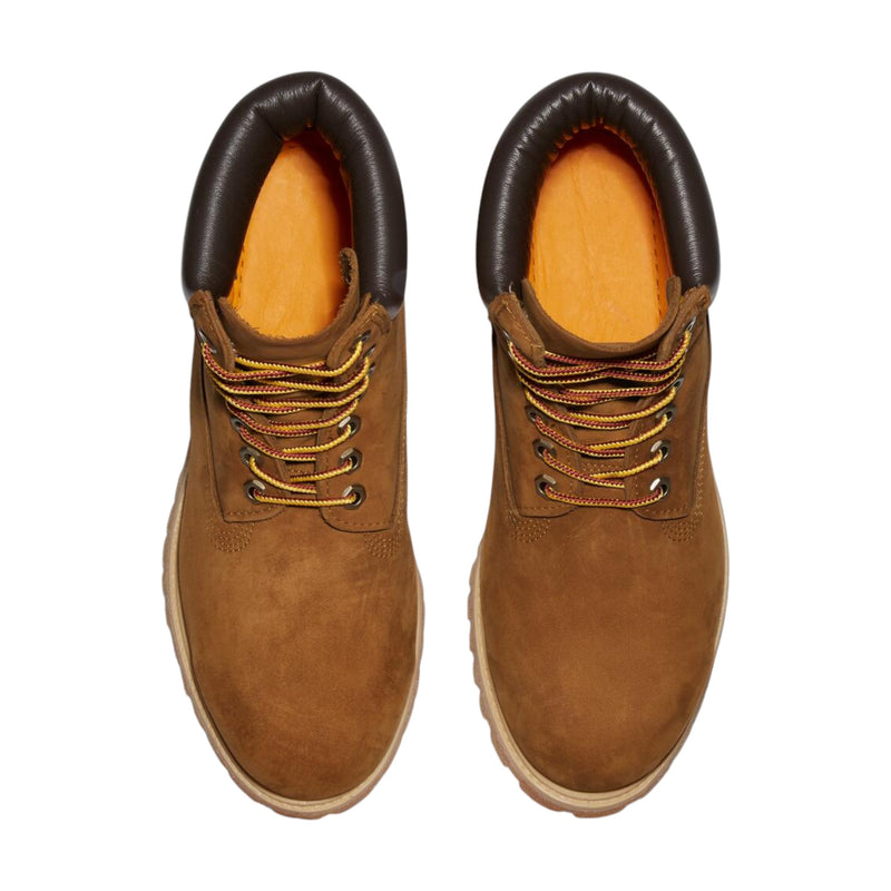 Mens Timberland 6-Inch Premium Boots Dark Wheat Nubuck