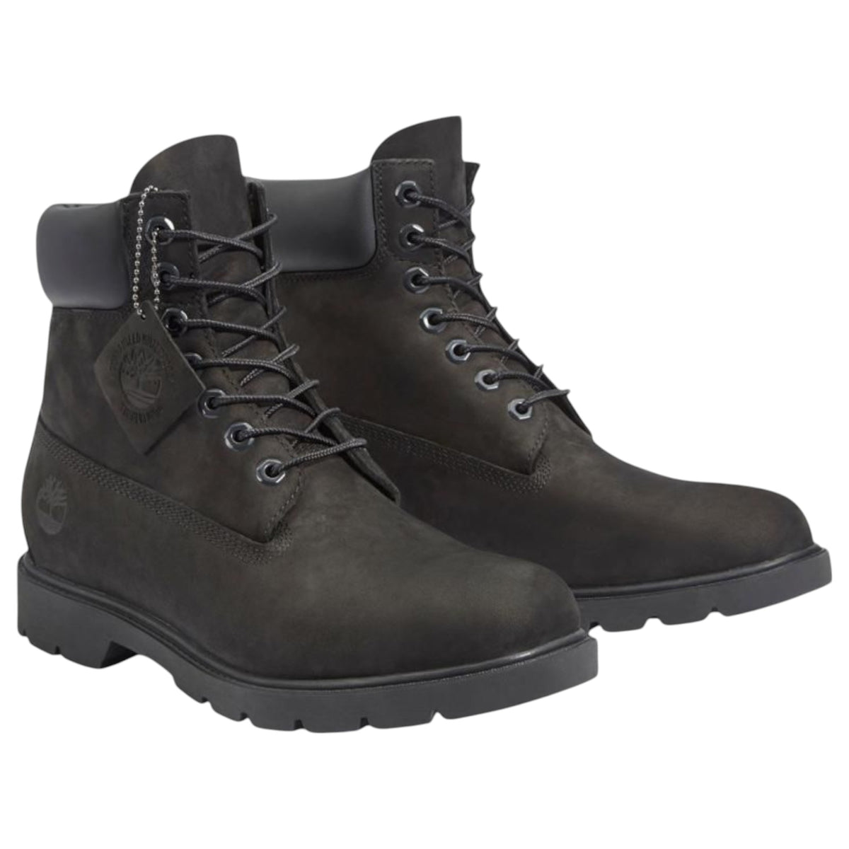 Mens Timberland 6-Inch Classic Boots Black Nubuck