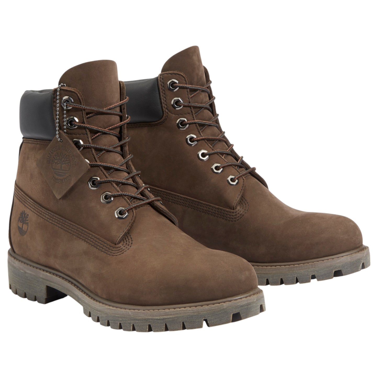 Mens Timberland 6-Inch Premium Boots Old Medium Brown Nubuck