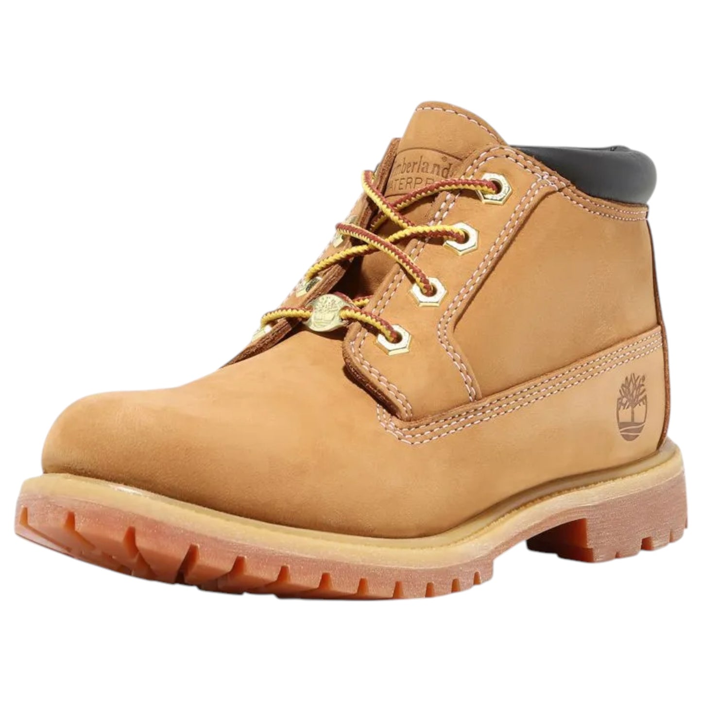 Womens Timberland Nellie Chukka Double Wide Boots Wheat Nubuck