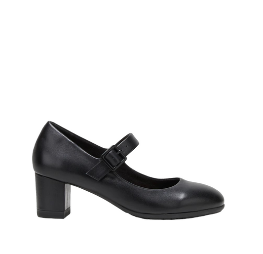 Womens Hush Puppies The Mary Jane Heels Black