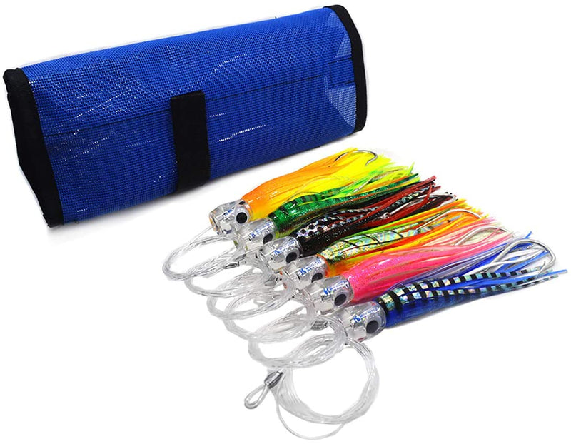 18 Pieces X 6.5" Game Fishing Trolling Lures Marlin Tuna Rigged Boating Big