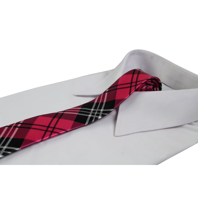 Mens Tie Store Australia  Hot Pink, White, Black