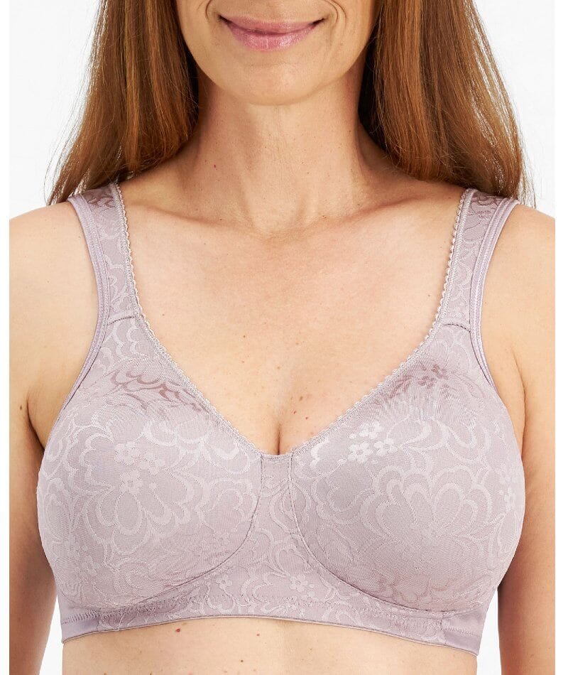 Playtex Womens Ultimate Lift & Support Wire-Free Bra 2-Pack - Nude/Warm Steel