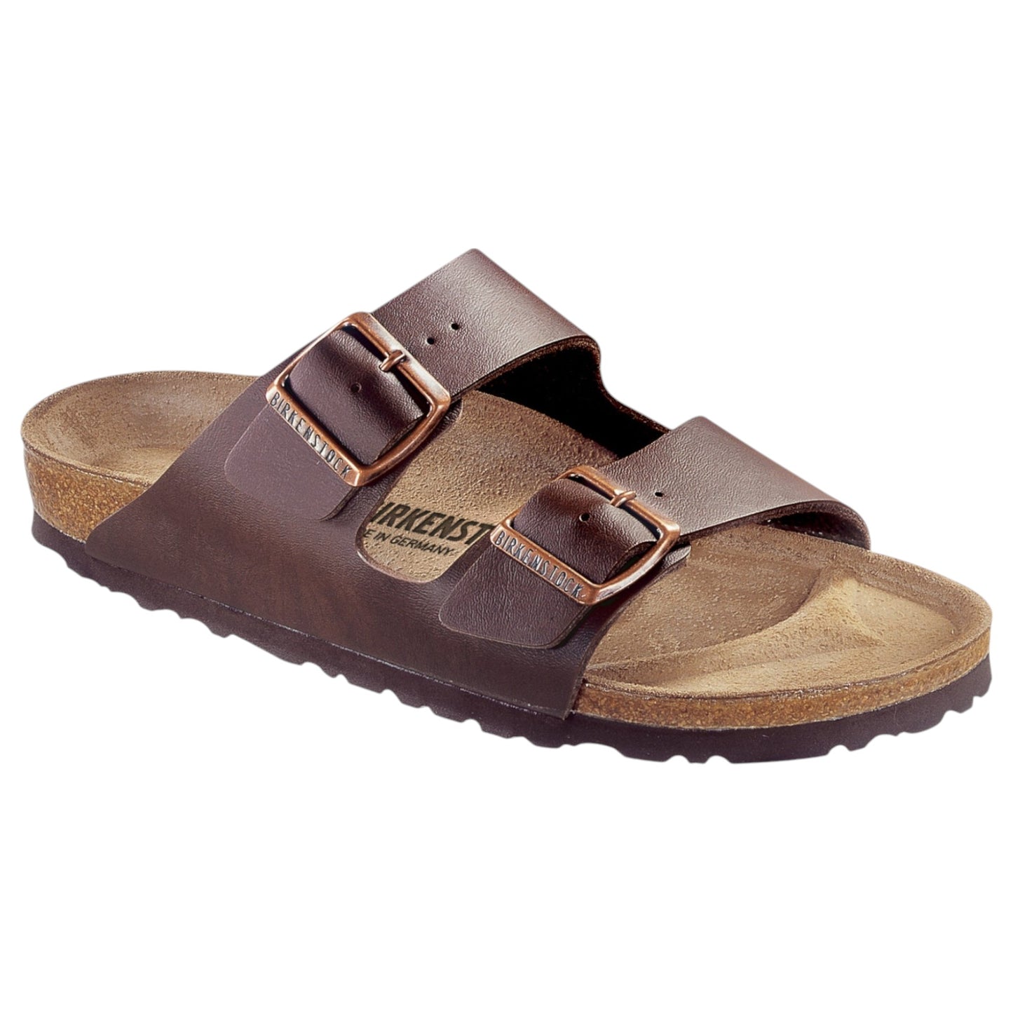 Unisex Adults Birkenstock Arizona Birko-Flor Narrow Narrow Sandals Dark Brown
