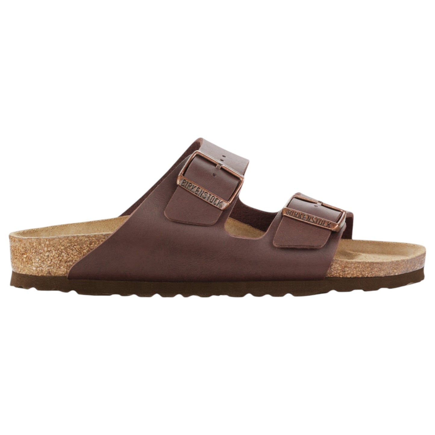 Unisex Adults Birkenstock Arizona Birko-Flor Narrow Narrow Sandals Dark Brown