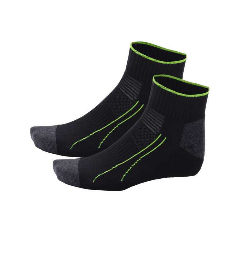 2 x Unisex Puma Performance Training Quarter Crew Black Socks