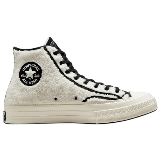 Unisex Adults Converse Chuck 70 Cozy Utility Sherpa High Top Shoes Egret/Black/Egret