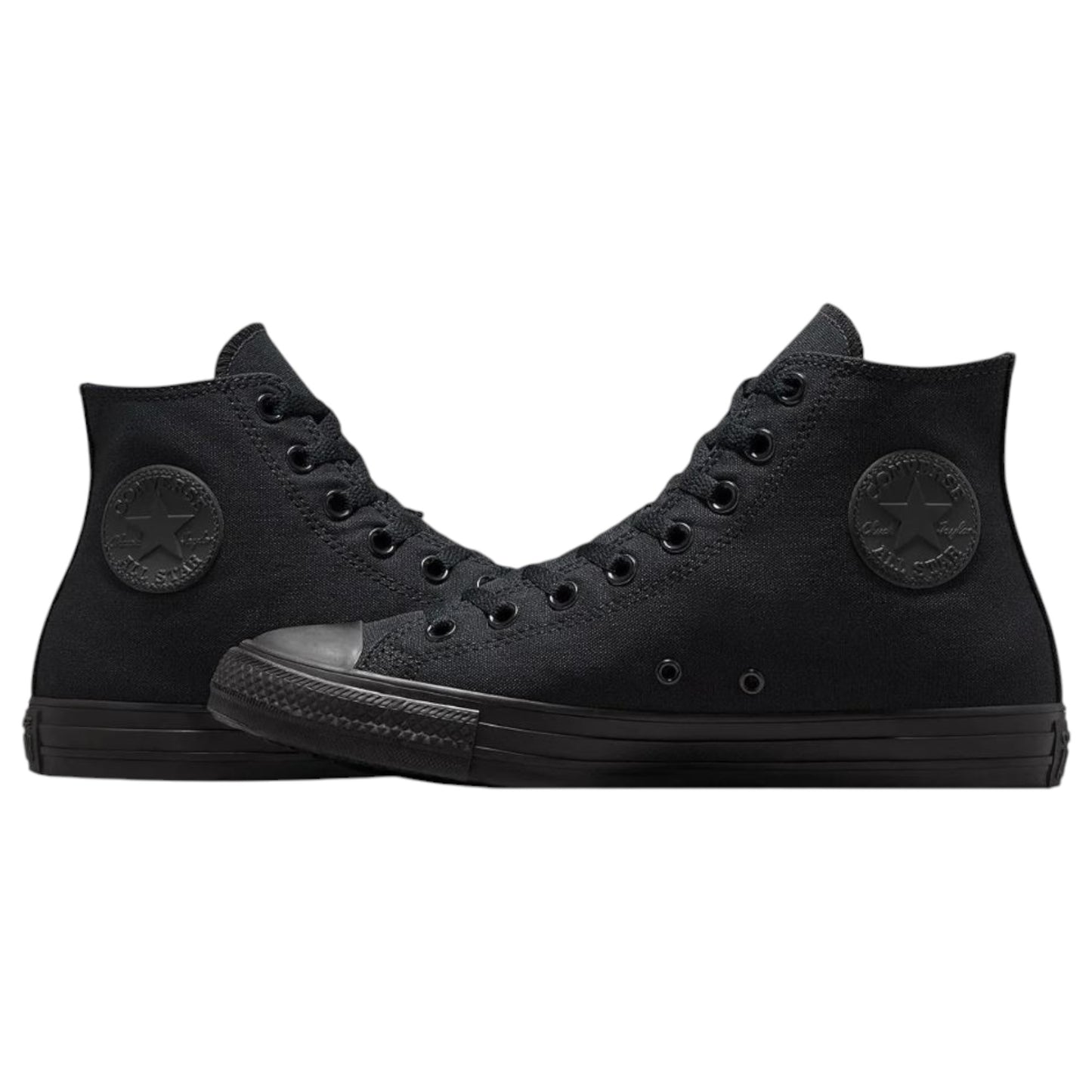 Unisex Adults Converse Chuck Taylor All Star High Top Shoes Black Monochrome