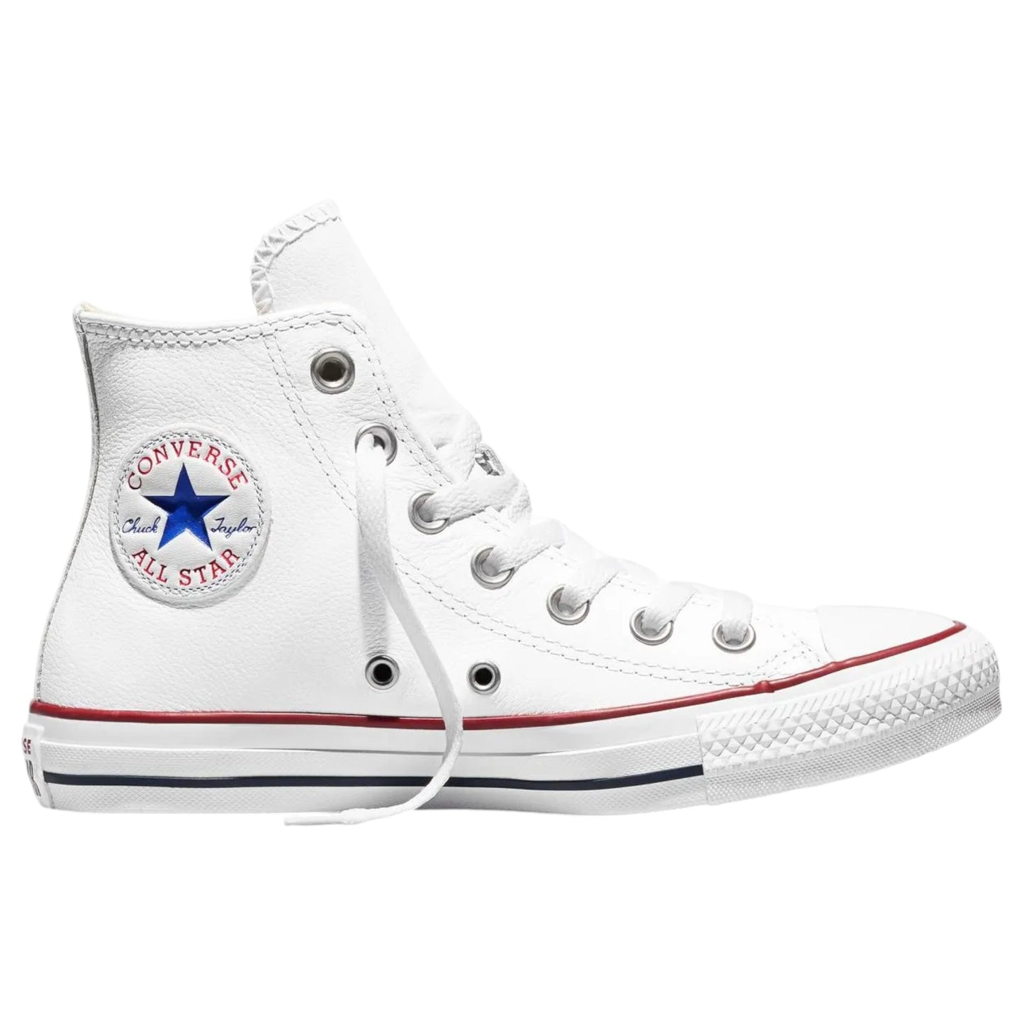 Unisex Adults Converse Chuck Taylor All Star Leather High Top Shoes White