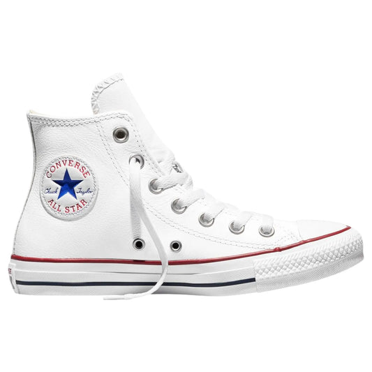 Unisex Adults Converse Chuck Taylor All Star Leather High Top Shoes White