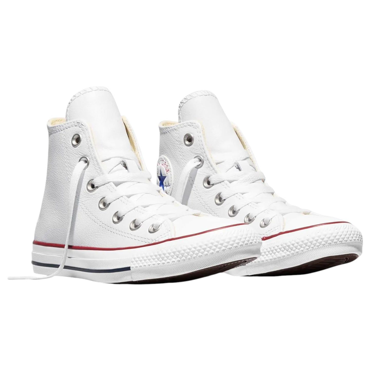 Unisex Adults Converse Chuck Taylor All Star Leather High Top Shoes White