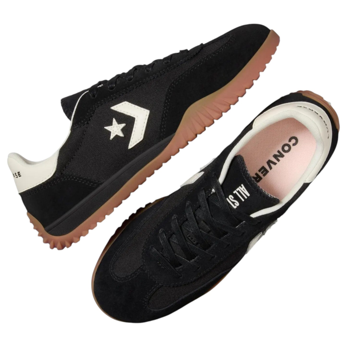 Unisex Adults Converse Run Star Trainer Low Top Shoes Black/Egret/Honey
