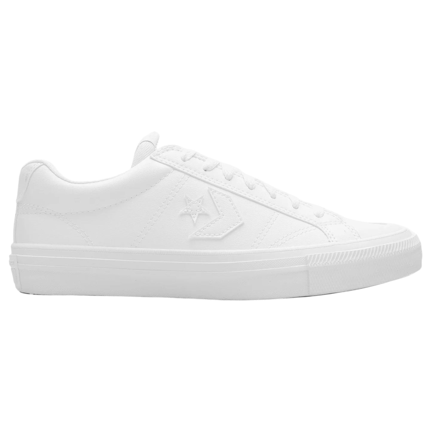 Unisex Adults Converse Sport Casual Faux Leather High Top Shoes White