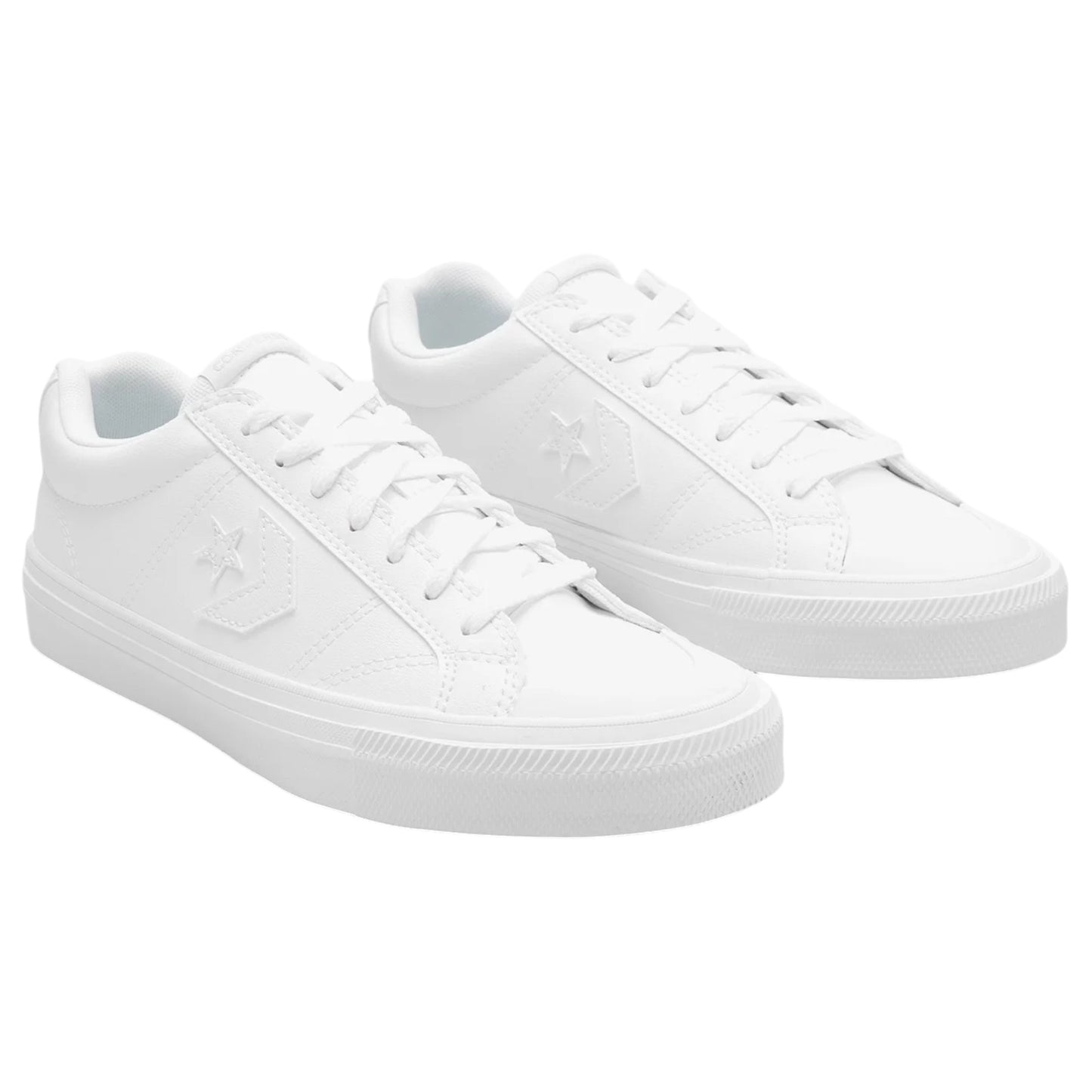 Unisex Adults Converse Sport Casual Faux Leather High Top Shoes White