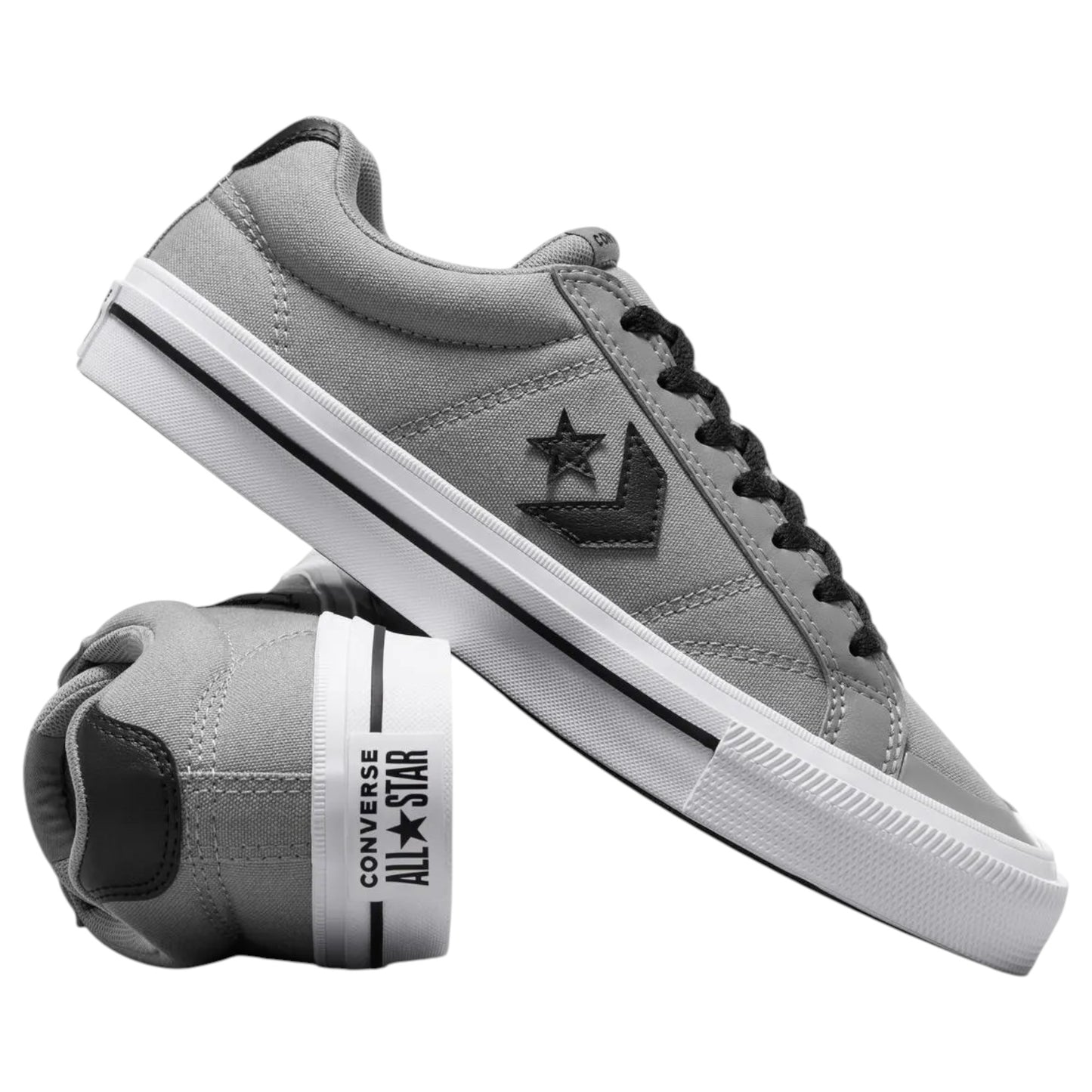 Unisex Adults Converse Sport Casual Low Top High Top Shoes Grey