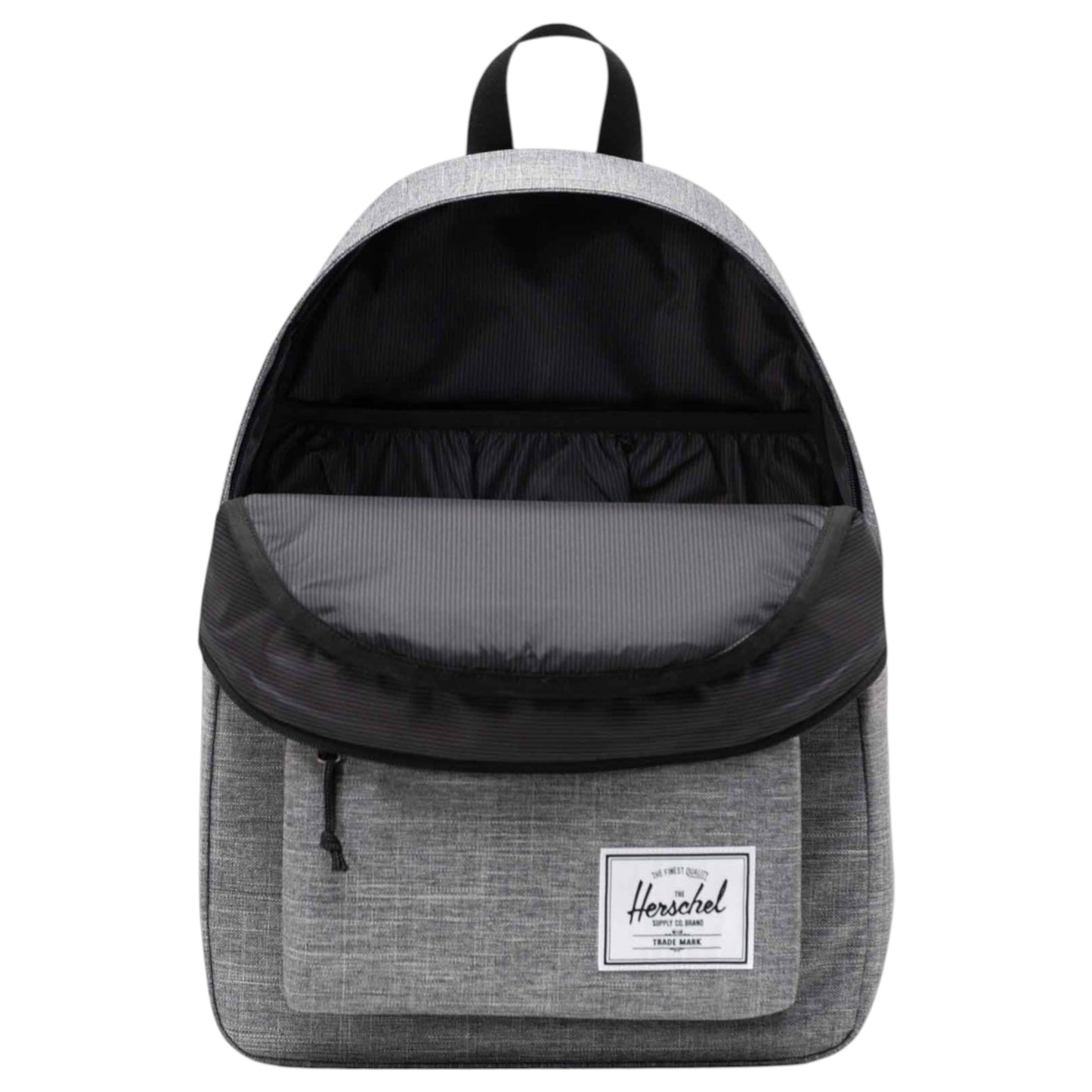 Unisex Adults Herschel Classic 20L Backpack Raven Crosshatch
