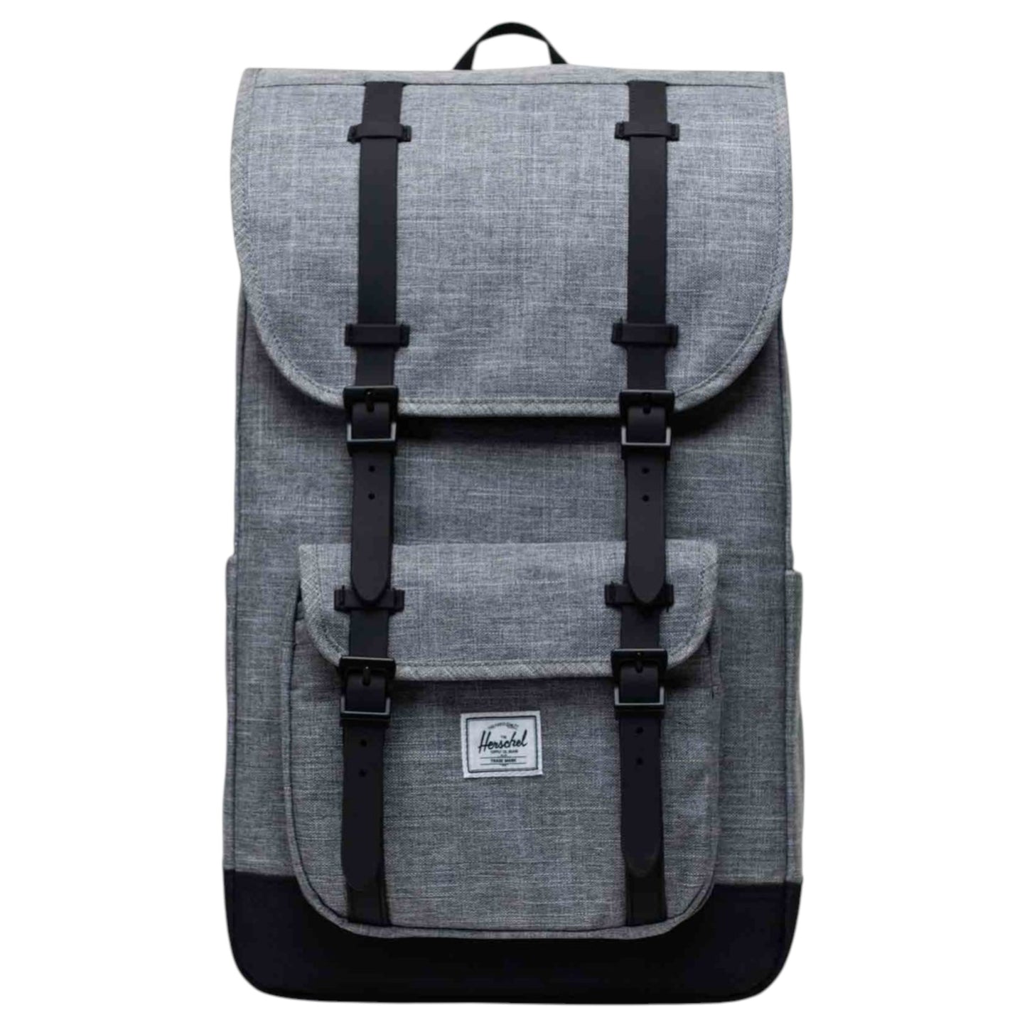 Unisex Adults Herschel Little America 30L Backpack Raven Crosshatch