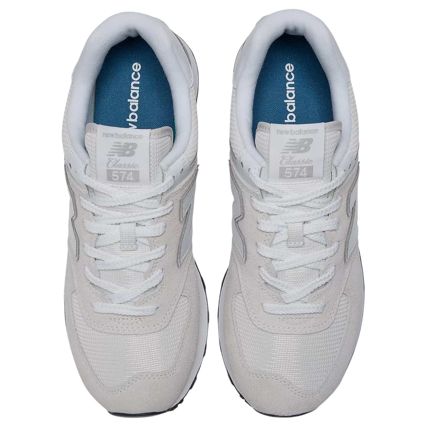 Mens New Balance 574 Shoes Beige/Grey