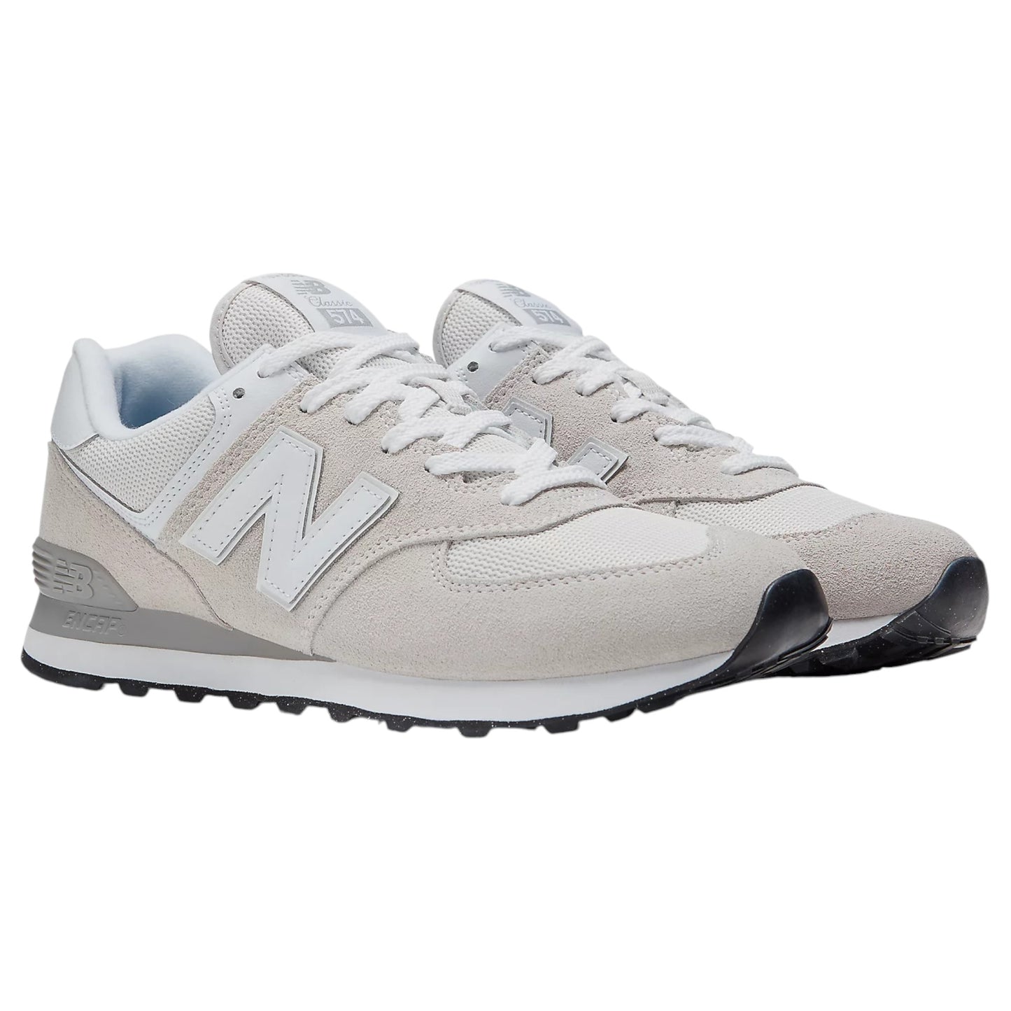 Mens New Balance 574 Shoes Beige/Grey