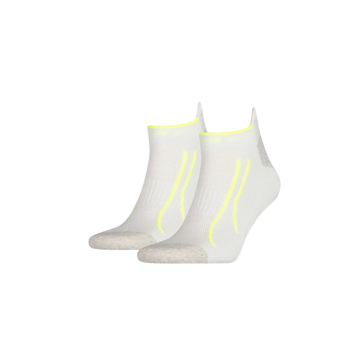 10 Pack Mens Puma Performance Training Quarter Crew Socks Black/White