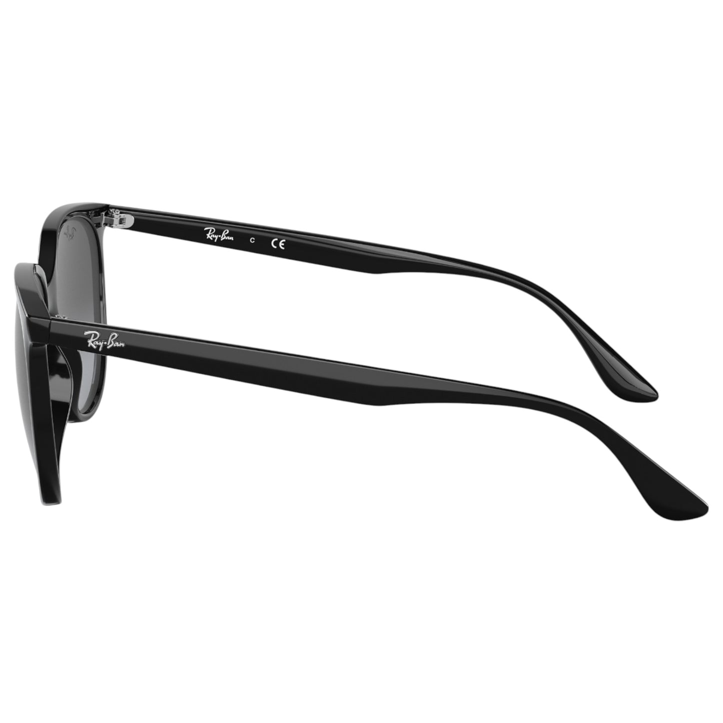 Unisex Adults Ray-Ban RB4378 Sunglasses Polished Black/ Grey