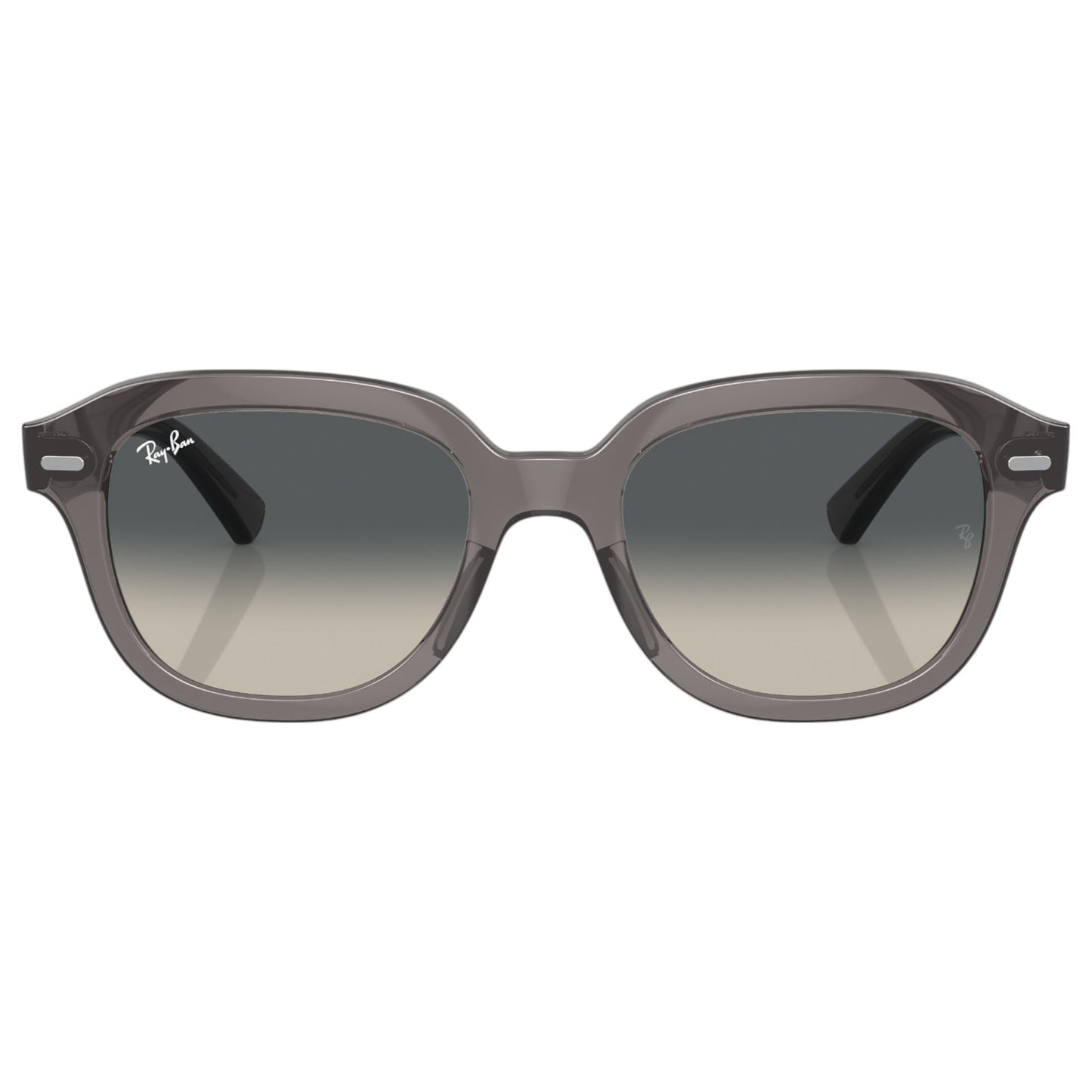 Unisex Adults Ray-Ban Erik RB4398 Sunglasses Polished Opal Dark Grey
