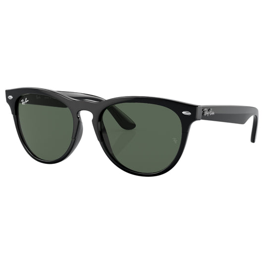 Unisex Adults Ray-Ban Iris RB4471 Sunglasses Polished Black/ Dark Green