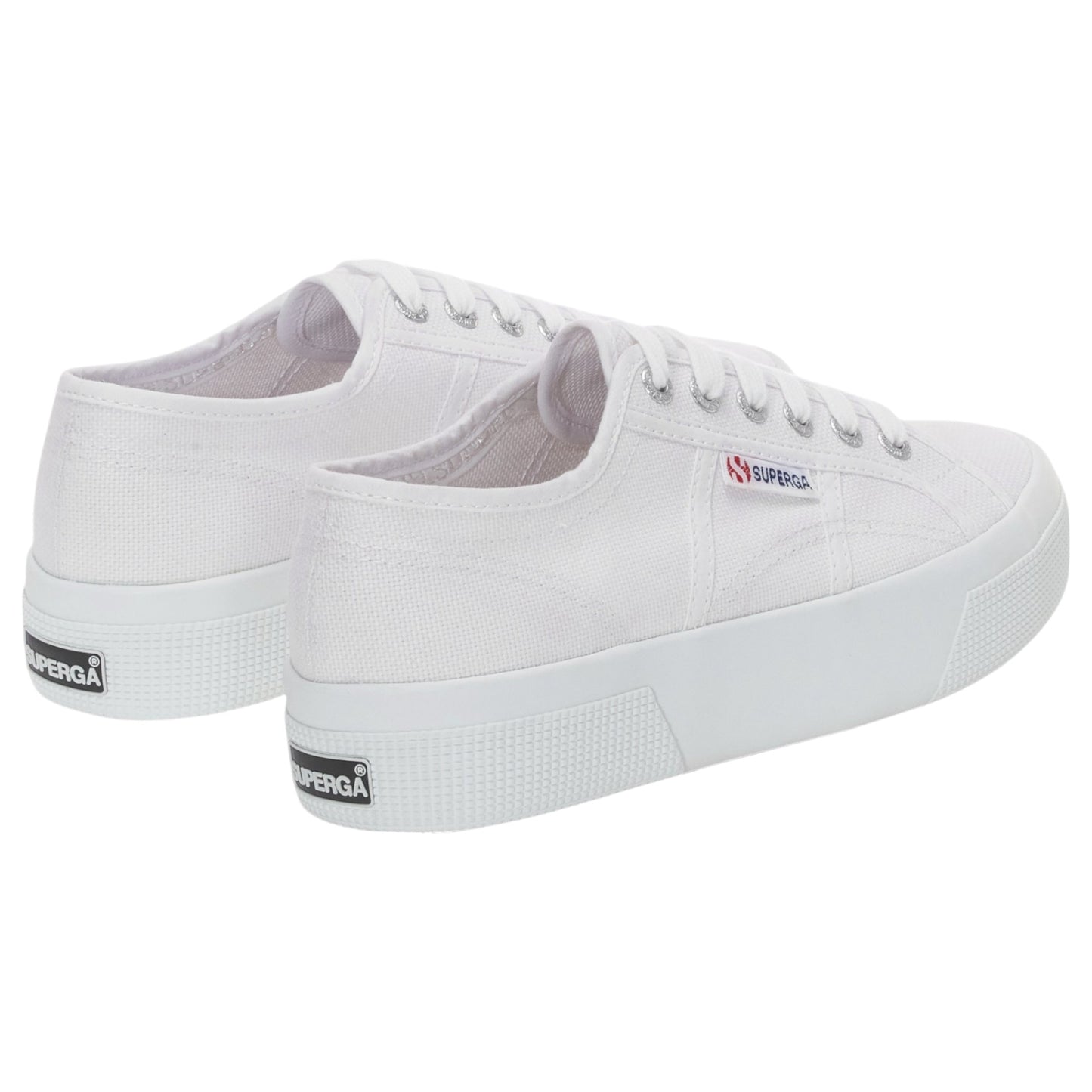 Unisex Adults Superga 2740 Platform Shoes White