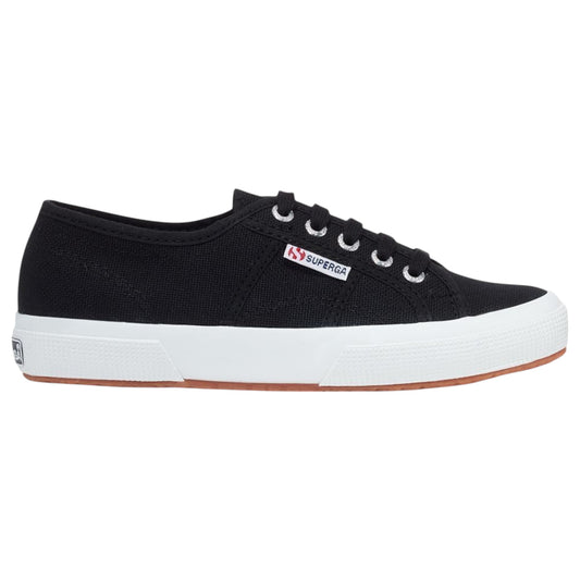 Unisex Adults Superga 2750 Cotu Classic Shoes Black/White