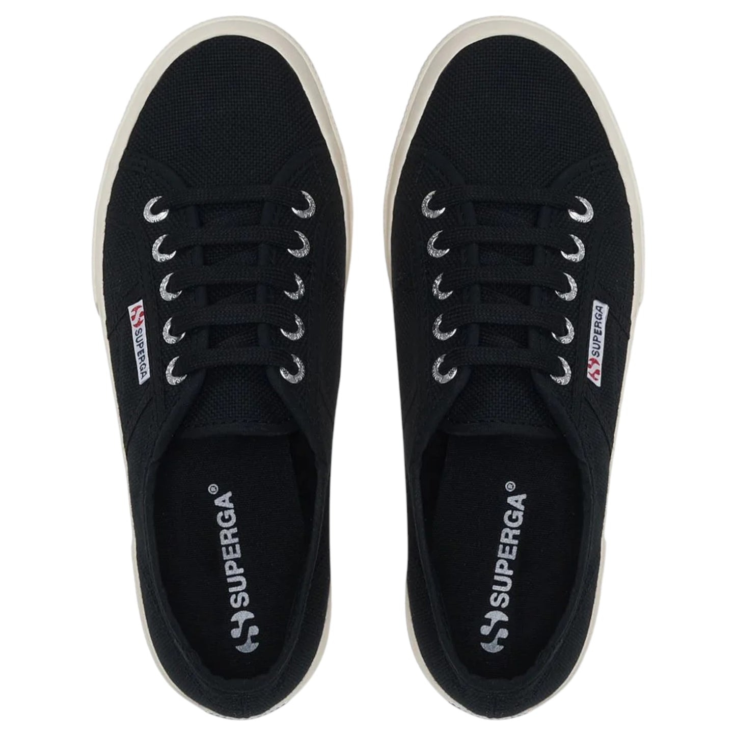 Unisex Adults Superga 2750 Cotu Classic Shoes Black/Cream