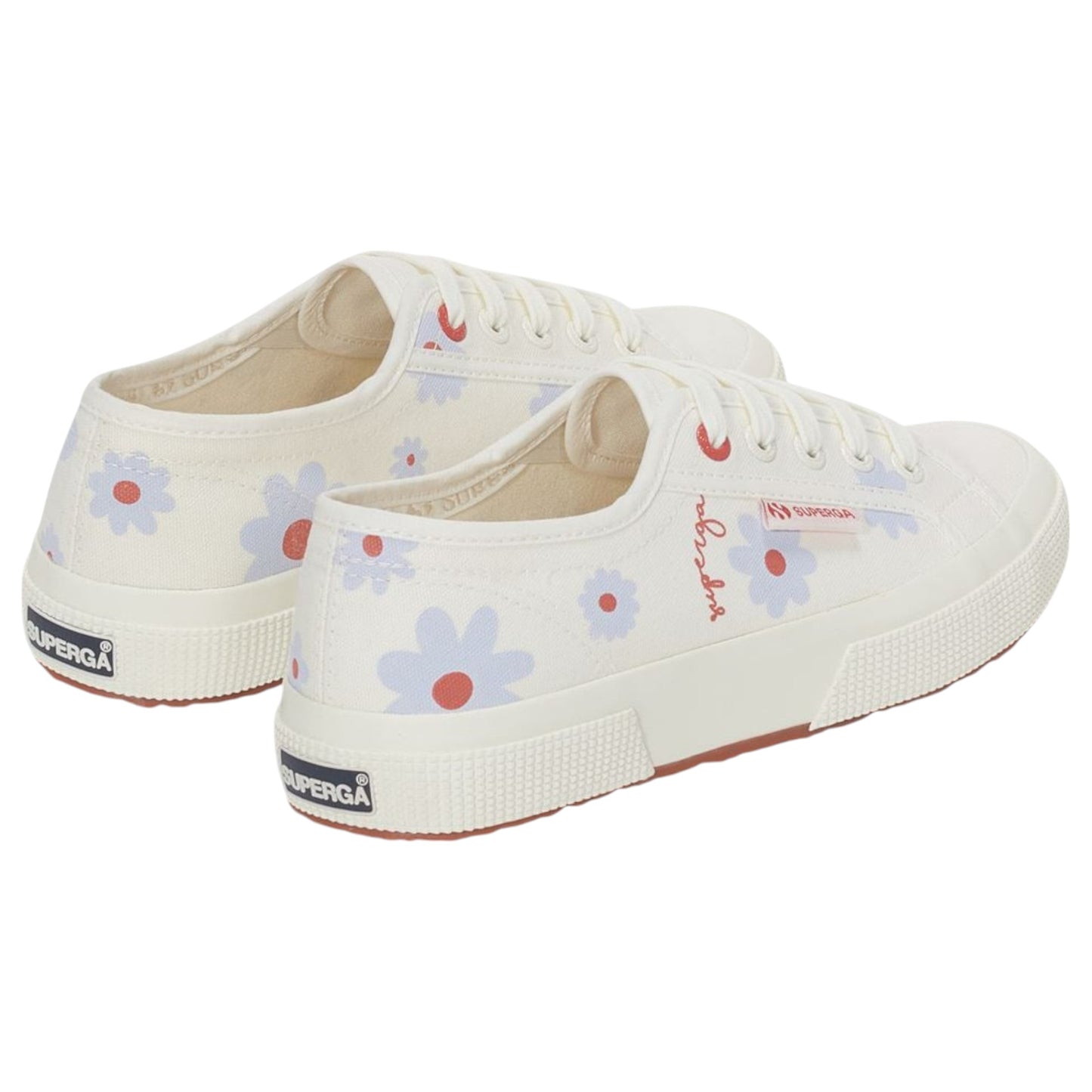 Unisex Adults Superga 2750 Daisies Shoes White