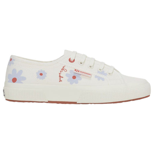 Unisex Adults Superga 2750 Daisies Shoes White